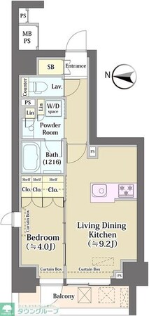 クリオラベルヴィ元浅草の物件間取画像